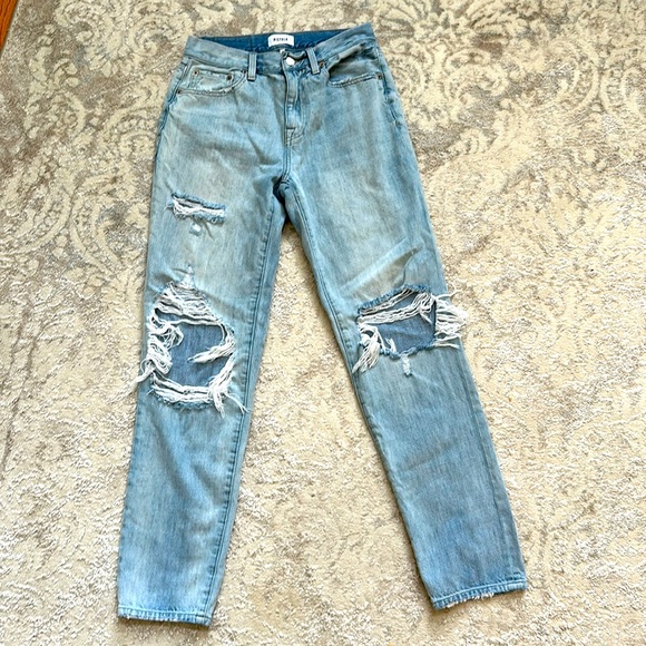 Pistola Blue Distressed Boyfriend Jeans EUC - Picture 3 of 14